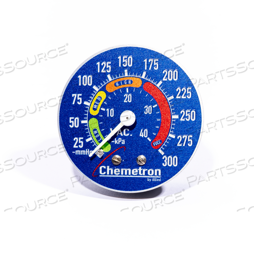 GAUGE KIT, 0 TO 300 MMHG WITH O-RING by Allied Medical LLC