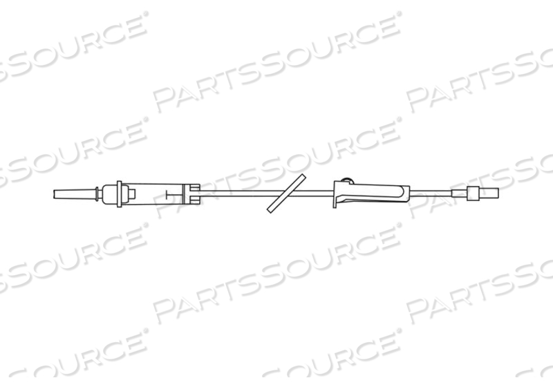 ADMINISTRATION SET 10 DROPS/ML DRIP RATE 101IN TUBING by Baxter Healthcare Corp.