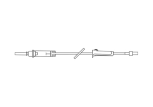 BAXTER IV PUMP SET, 10 DROPS/ML by Baxter Healthcare Corp.