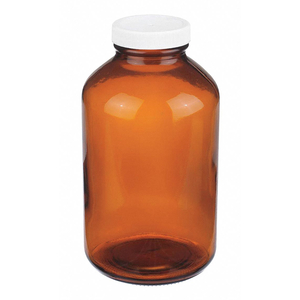 BOTTLE 178 MM H AMBER 99 MM DIA PK36 by Wheaton BOTTLE 178 MM H AMBER 99 MM DIA PK36 by Wheaton