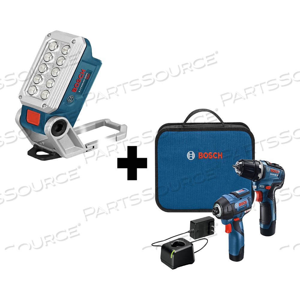CORDLESS COMBINATION KIT 3 TOOLS 12V by Bosch Tools