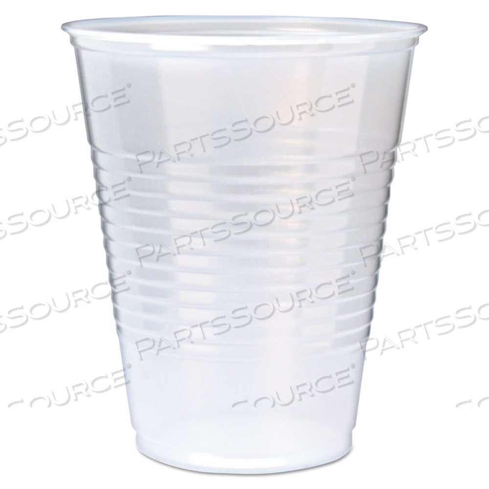 RK RIBBED COLD DRINK CUPS, 12 OZ, TRANSLUCENT, 50/SLEEVE by Fabrikal RK RIBBED COLD DRINK CUPS, 12 OZ, TRANSLUCENT, 50/SLEEVE by Fabrikal