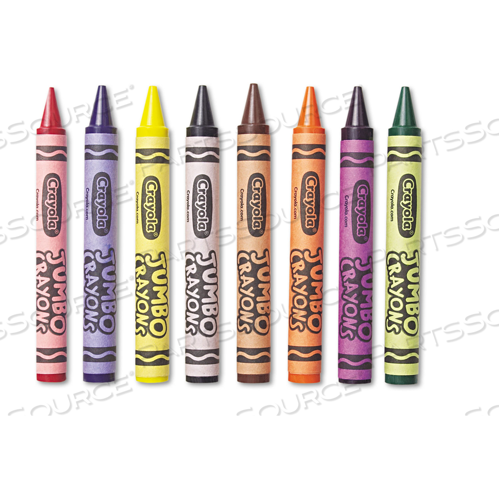 JUMBO CRAYONS, ASSORTED COLORS by Crayola JUMBO CRAYONS, ASSORTED COLORS by Crayola