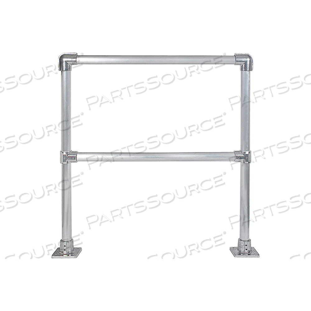 HANDRAIL SECTION 4 FT ALUMINUM MIL by Hollaender
