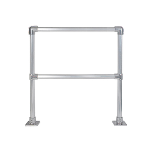HANDRAIL SECTION 4 FT ALUMINUM MIL by Hollaender