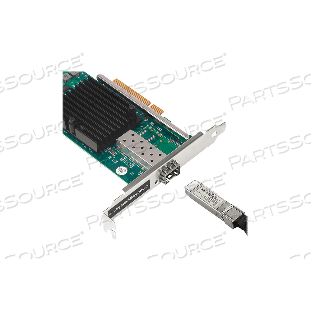 SIIG SINGLE PORT 10G SFP+ ETHERNET NETWORK PCI EXPRESS, NETWORK ADAPTER, PCIE 2.0 X8, 10 GIGABIT SFP+ X 1 by SIIG, Inc.
