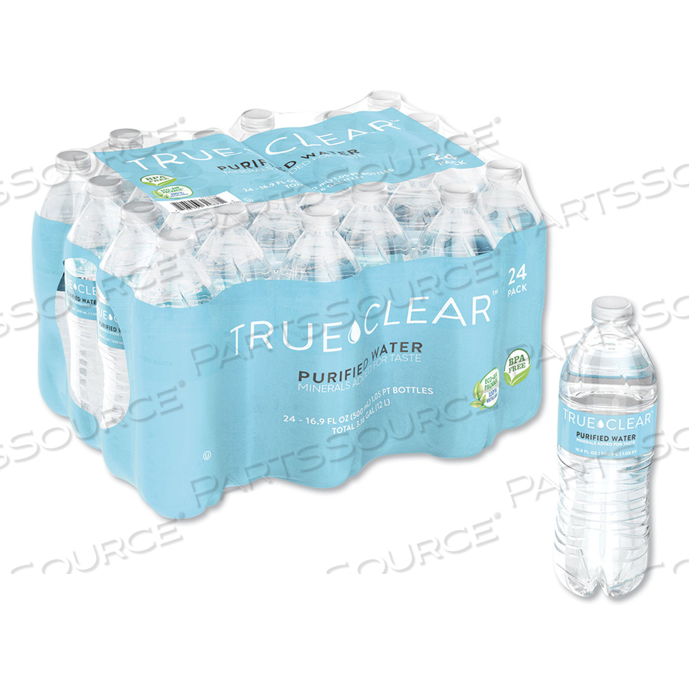 PURIFIED BOTTLED WATER, 16.9 OZ BOTTLE by True Clear