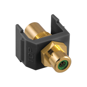 INLINE COUPLER RCA DUPLEX BLACK by Hubbell INLINE COUPLER RCA DUPLEX BLACK by Hubbell