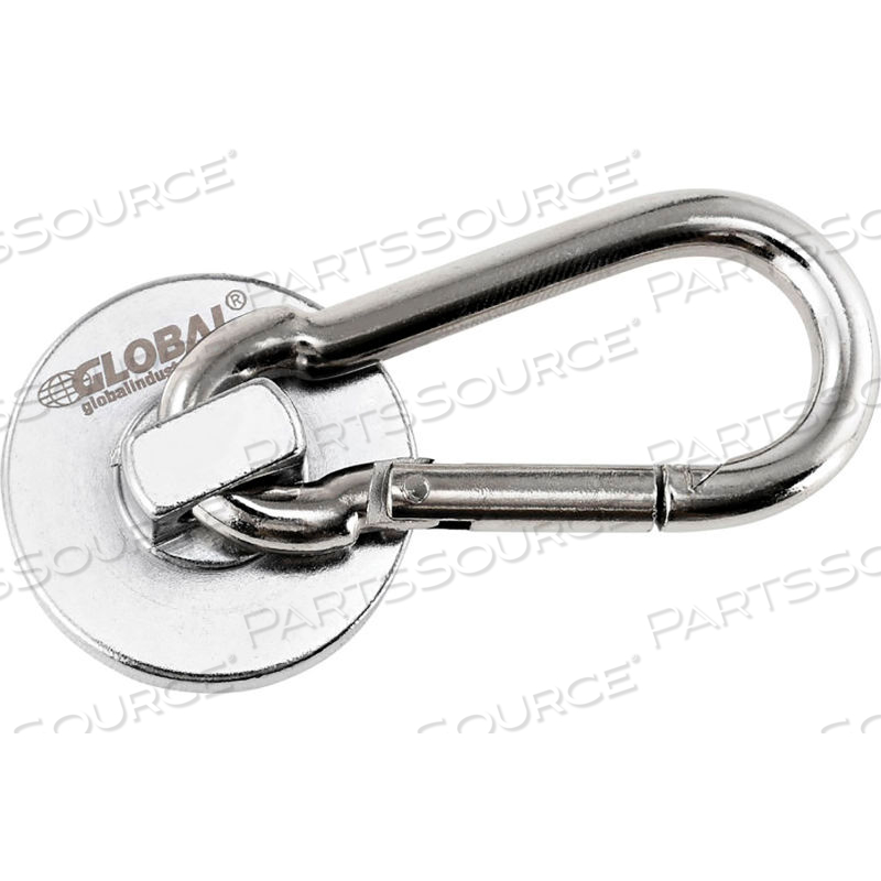 MAGNETIC NEODYMIUM CARABINER HOOK, 45 LBS. PULL, 6/PACK by Global Industrial Equipment MAGNETIC NEODYMIUM CARABINER HOOK, 45 LBS. PULL, 6/PACK by Global Industrial Equipment