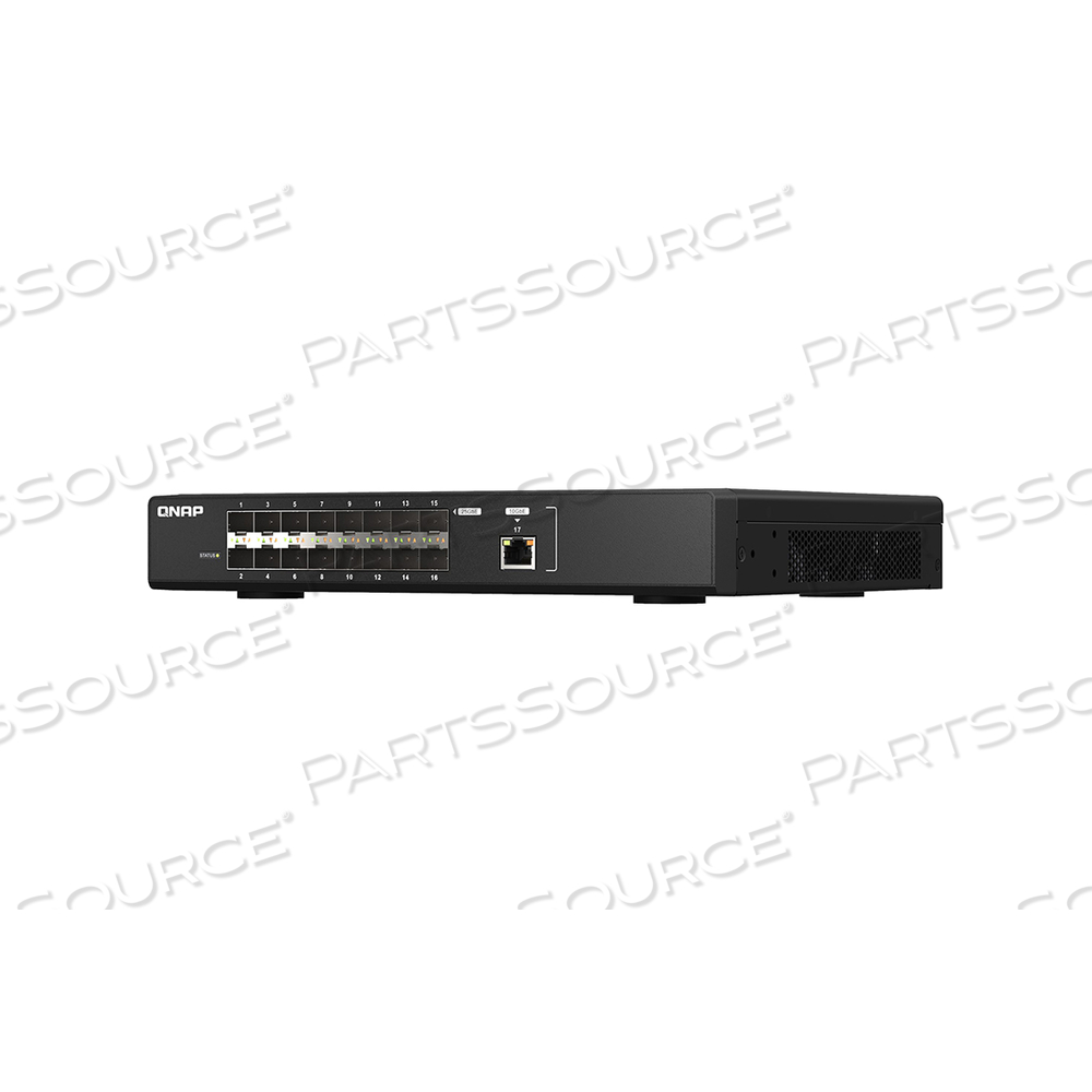 QNAP QSW-M5216-1T, SWITCH, 17 PORTS, MANAGED, RACK-MOUNTABLE by QNAP Security