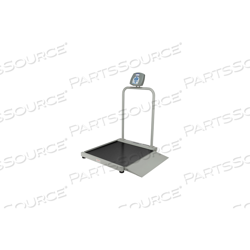 454KG 34-1/2 X 40-1/8 X 45-1/2IN GRAY AC ADAPTER LCD DISPLAY WHEELCHAIR SCALE by Health O Meter Professional Scales 454KG 34-1/2 X 40-1/8 X 45-1/2IN GRAY AC ADAPTER LCD DISPLAY WHEELCHAIR SCALE by Health O Meter Professional Scales