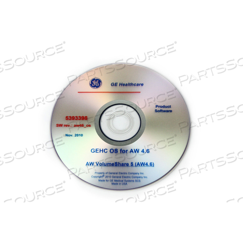 OPERATING SYSTEM FOR AW 4.6 DVD WORKSTATIONS by GE Healthcare