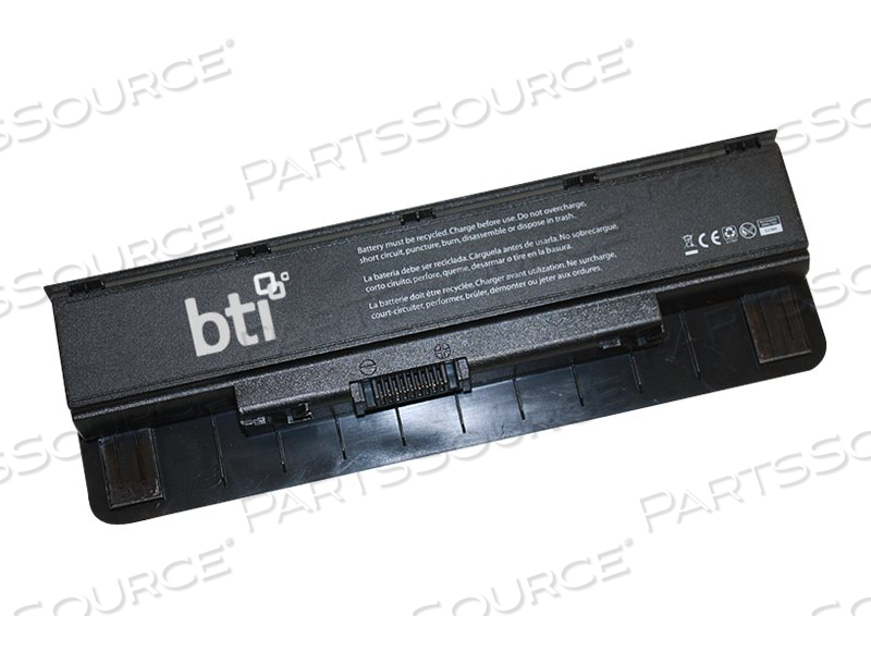 BTI AS-GL551, NOTEBOOK BATTERY, LI-ION, 5200 MAH by Battery Technology, Inc. BTI AS-GL551, NOTEBOOK BATTERY, LI-ION, 5200 MAH by Battery Technology, Inc.