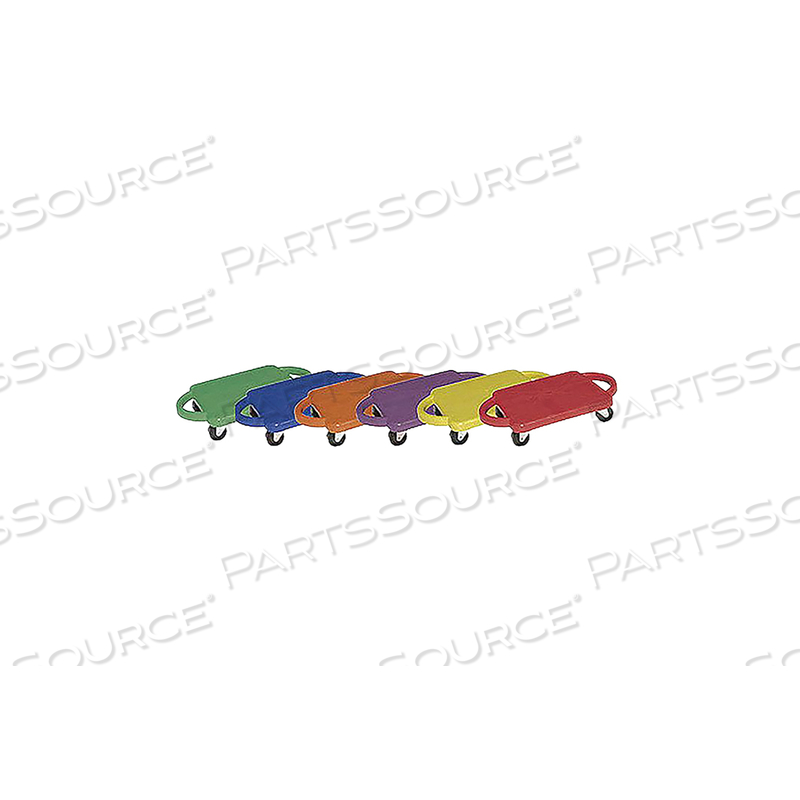 PLASTIC SCOOTER SET W/HANDLES PK6 by Champion Sports