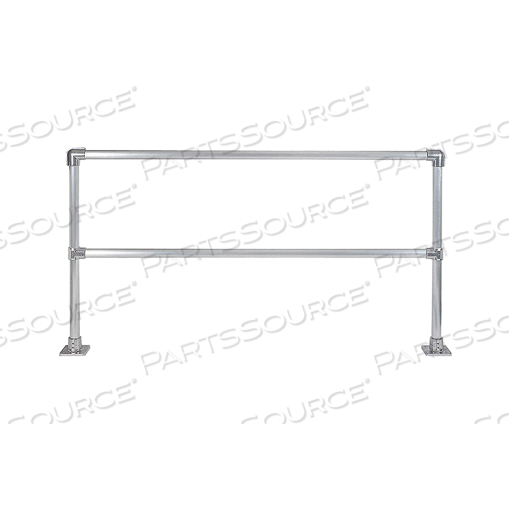 HANDRAIL SECTION 8 FT ALUMINUM MIL by Hollaender