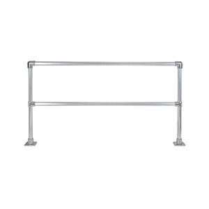 HANDRAIL SECTION 8 FT ALUMINUM MIL by Hollaender
