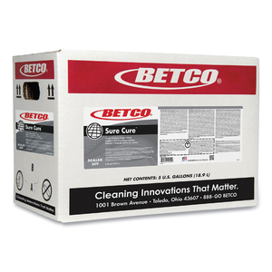 SURE CURE URETHANE FORTIFIED SEALER/FINISH, 5 GAL BAG-IN-BOX by Betco Corporation