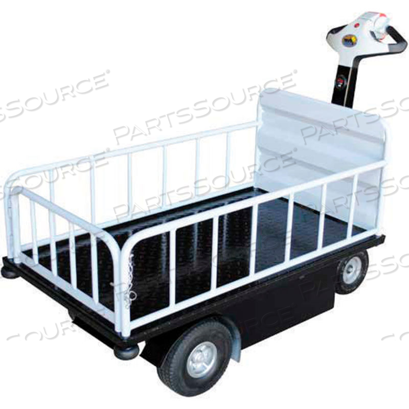 1 SHELF BATTERY POWERED TRACTION DRIVE PLATFORM TRUCK 750 LB. CAP. by Vestil Manufacturing Corp.