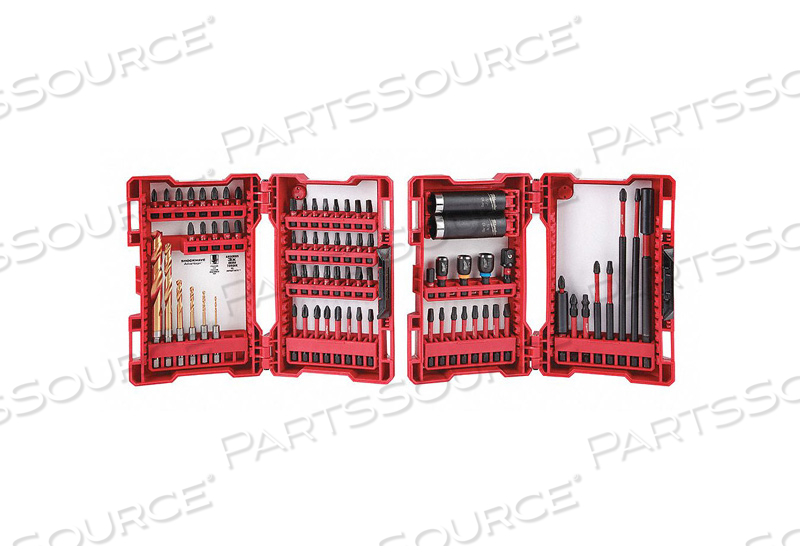 80-PIECES SHOCKWAVE™ IMPACT DUTY DRIVER BIT SET by Milwaukee Electric Tools