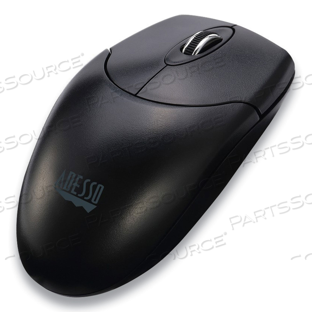 IMOUSE M60 ANTIMICROBIAL WIRELESS MOUSE, 2.4 GHZ FREQUENCY/30 FT WIRELESS RANGE, LEFT/RIGHT HAND USE, BLACK by Adesso, Inc.