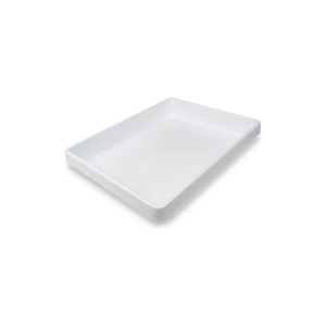WHITE POLYSTYRENE 1 COMPARTMENT DRAWER ORGANIZER, 17"W X 13"D X 2"H by TrippNT, Inc