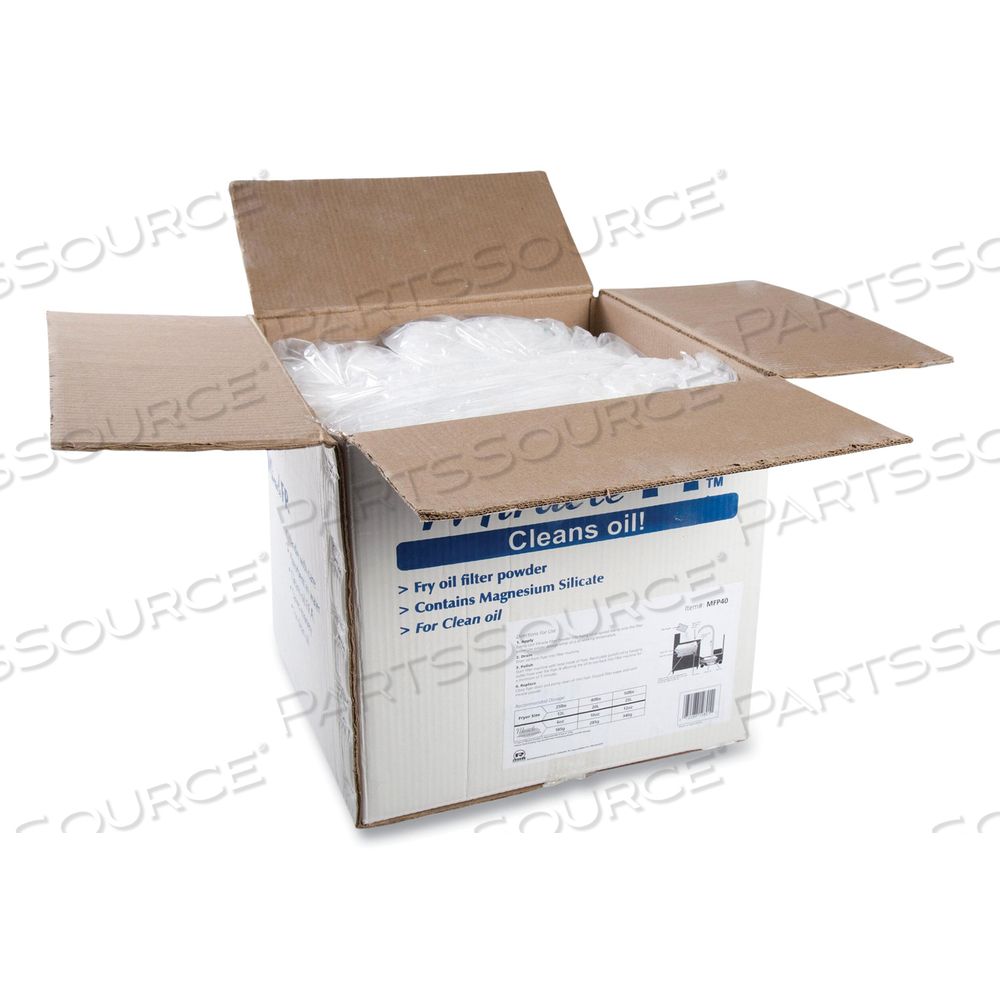 FILTER POWDER, FOR FRYER OIL, LOOSE POWDER, 40 LB BOX by Royal Paper FILTER POWDER, FOR FRYER OIL, LOOSE POWDER, 40 LB BOX by Royal Paper