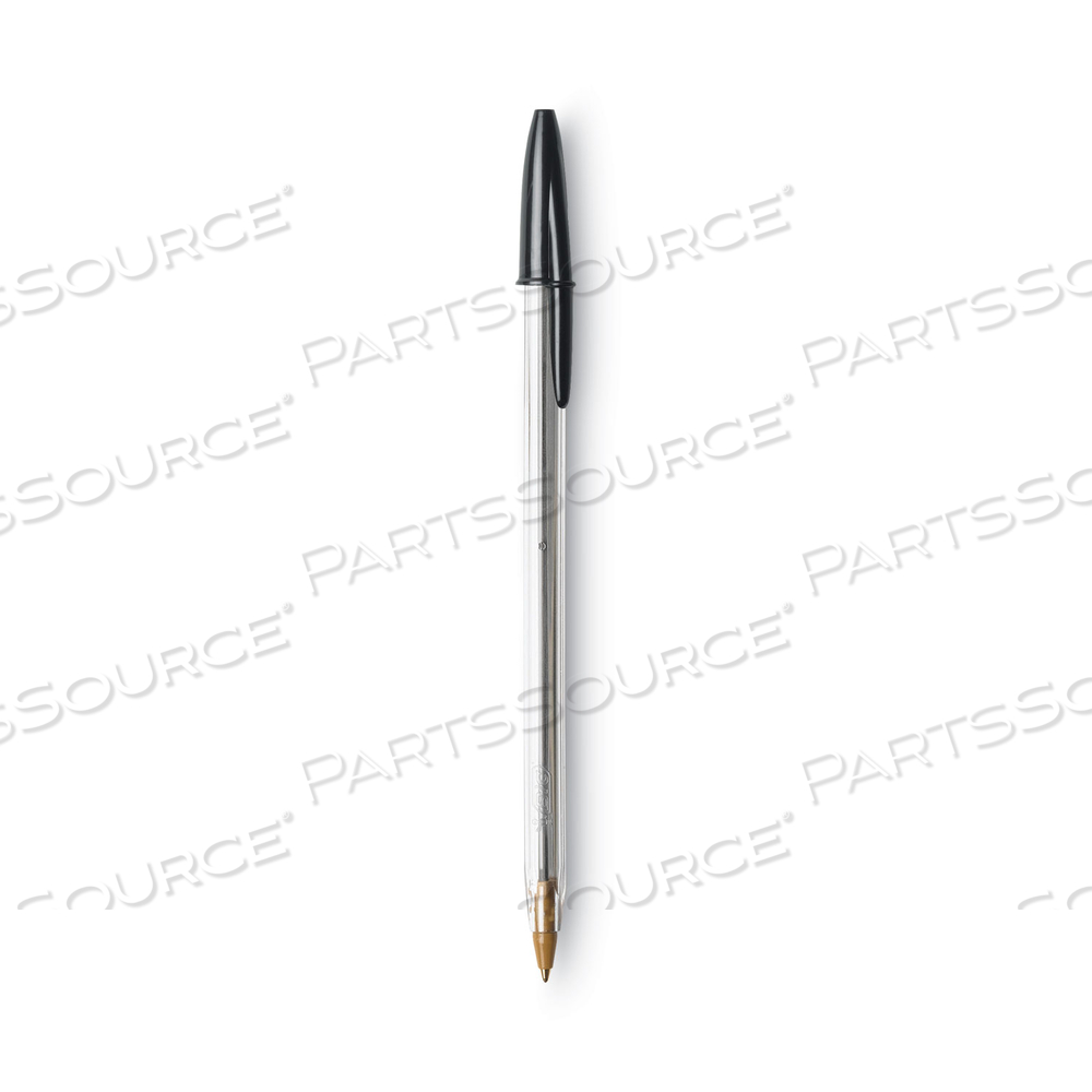 CRISTAL XTRA SMOOTH BALLPOINT PEN, STICK, MEDIUM 1 MM, BLACK INK, CLEAR BARREL by BIC CRISTAL XTRA SMOOTH BALLPOINT PEN, STICK, MEDIUM 1 MM, BLACK INK, CLEAR BARREL by BIC
