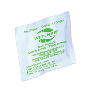 WET-NAP PREMOISTENED TOWELETTES, 5 X 7 3/4, WHITE by Sani Professional
