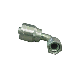 CRIMP FITTING 90 DEG 1/2 ID 3/4 FJIC by Aeroquip