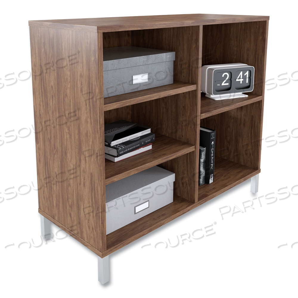 ESSENTIALS LAMINATE BOOKCASE, FIVE-SHELF, 36W X 15D X 31.6H, ESPRESSO by Union & Scale