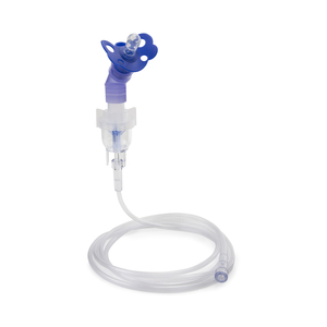 NEBULIZER KIT, HANDHELD, SMALL VOLUME, ELBOW ADAPTER TYPE, PACIFIER DELIVERY DELIVERY METHOD, 7FT OXYGEN TUBE LENGTH OXYGEN TUBE LENGTH, MED by McKesson NEBULIZER KIT, HANDHELD, SMALL VOLUME, ELBOW ADAPTER TYPE, PACIFIER DELIVERY DELIVERY METHOD, 7FT OXYGEN TUBE LENGTH OXYGEN TUBE LENGTH, MED by McKesson