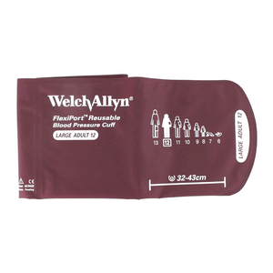 REUSABLE BLOOD PRESSURE CUFF, LARGE ADULT (12) by Welch Allyn Inc. REUSABLE BLOOD PRESSURE CUFF, LARGE ADULT (12) by Welch Allyn Inc.