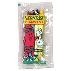 CLASSIC COLOR CELLO PACK PARTY FAVOR CRAYONS, 4 COLORS/PACK by Crayola CLASSIC COLOR CELLO PACK PARTY FAVOR CRAYONS, 4 COLORS/PACK by Crayola