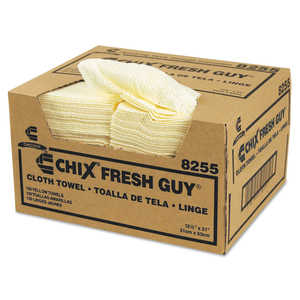 FRESH GUY TOWELS, 13.5 X 13.5, YELLOW by Chix