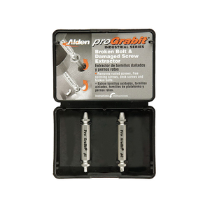 SCREW EXTRACTOR SET 2PC HSS PLASTIC CASE by Alden