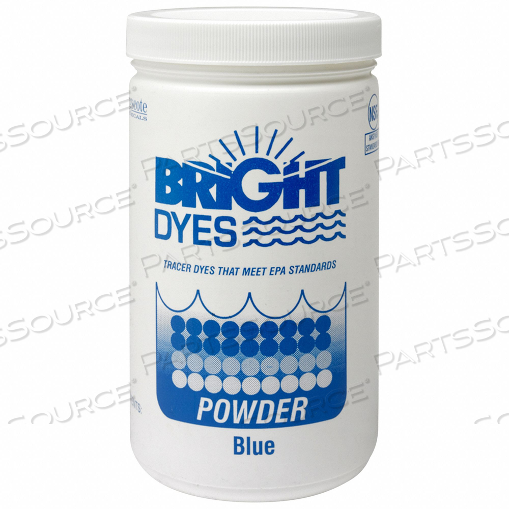 DYE TRACER POWDER FLUORESCENT BLUE 1 LB by Bright Dyes
