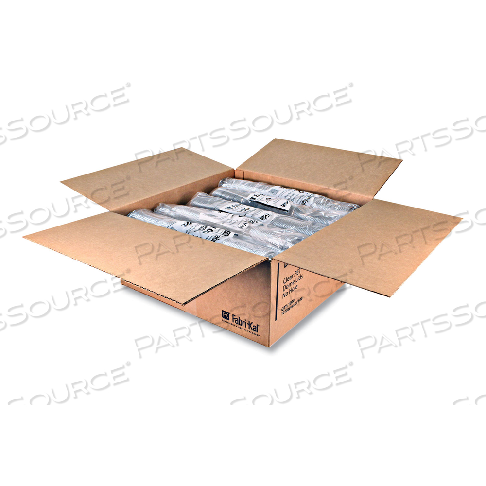 KAL-CLEAR/NEXCLEAR DRINK CUP LIDS, DOME LID WITH 1" HOLE, FITS 12 TO 20 OZ COLD CUPS, CLEAR by Fabrikal KAL-CLEAR/NEXCLEAR DRINK CUP LIDS, DOME LID WITH 1" HOLE, FITS 12 TO 20 OZ COLD CUPS, CLEAR by Fabrikal