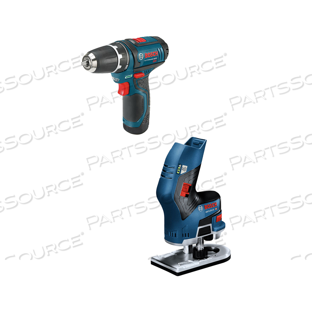 CORDLESS COMBINATION KIT 2 TOOLS 12V by Bosch Tools