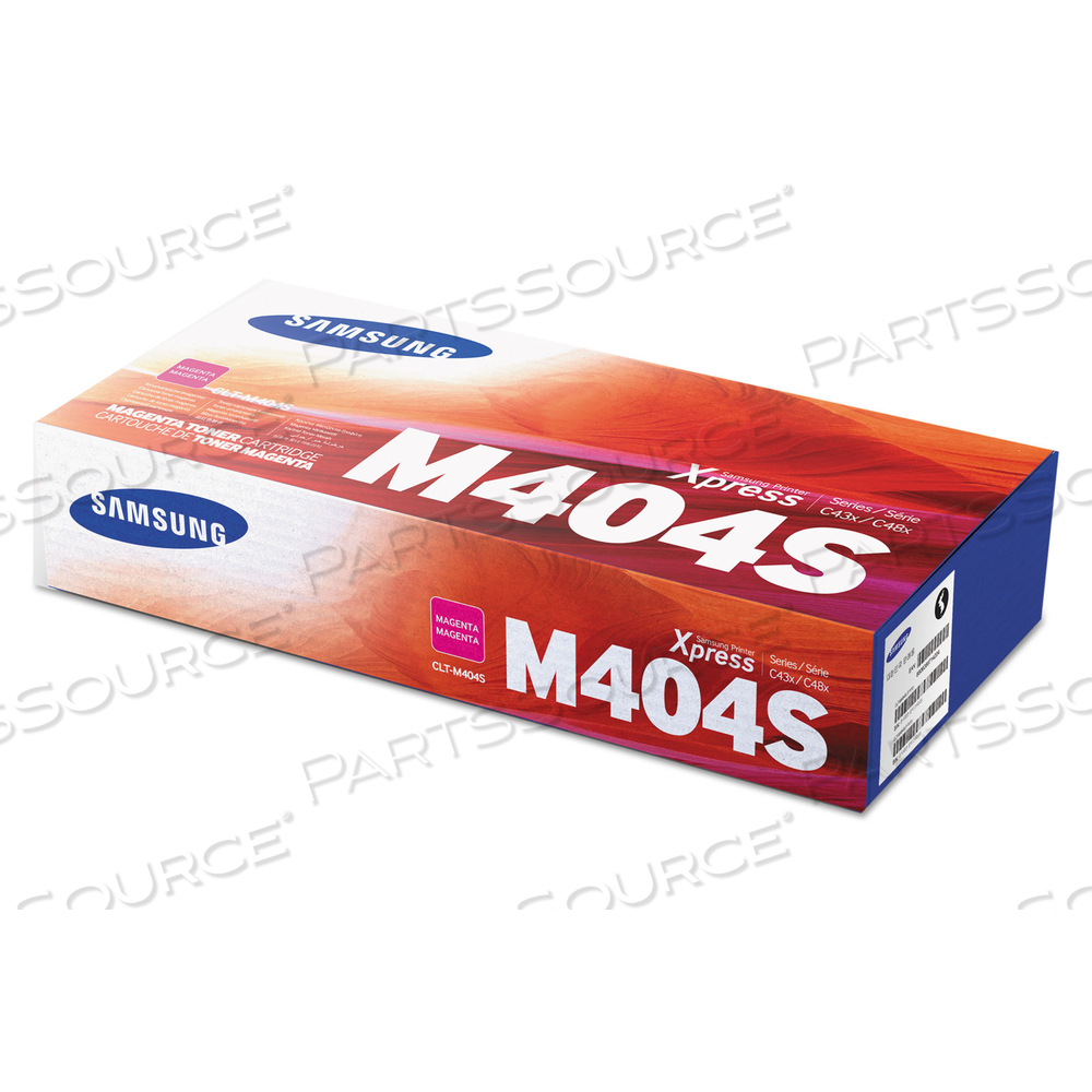 SU238A (CLT-M404S) TONER, 1,000 PAGE-YIELD, MAGENTA by Samsung Electronics SU238A (CLT-M404S) TONER, 1,000 PAGE-YIELD, MAGENTA by Samsung Electronics