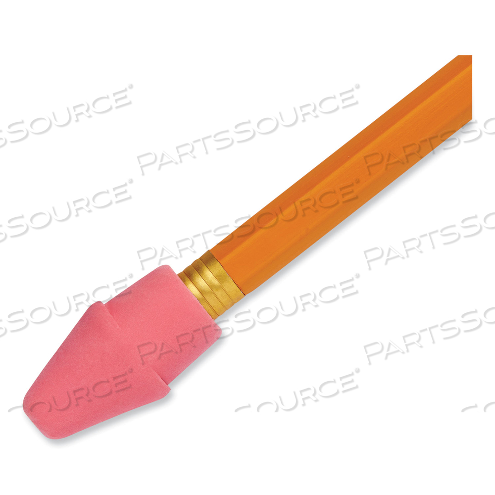 ARROWHEAD ERASER CAPS, FOR PENCIL MARKS, PINK by Paper Mate ARROWHEAD ERASER CAPS, FOR PENCIL MARKS, PINK by Paper Mate