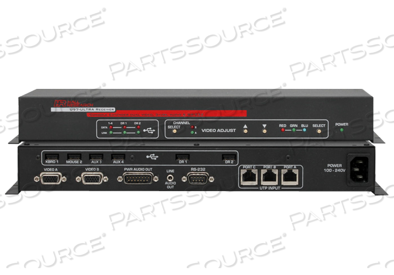 DUAL UHD HDMI AND USB 2.0 DAISY-CHAIN RECEIVER 