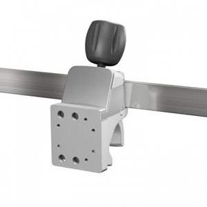 POST/RAIL CLAMP, DIE CAST ALUMINUM, 2 IN X 2.5 IN X 5.13 IN by GCX Corporation