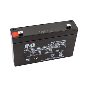 6 VOLT 7.0 AH SEALED LEAD ACID REPLACEMENT BATTERY by R&D Batteries, Inc.