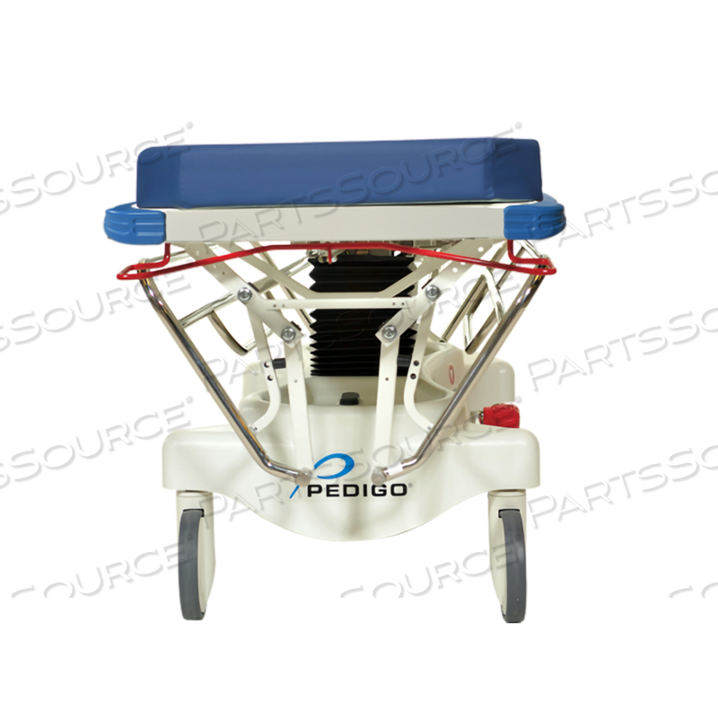 5400-N SPECIAL PACKAGE - INCLUDES 5400-N STRETCHER WITH TRUE DIRECTION STEERING, GREY BUMPER, 3" MATTRESS (#5828002), IV POLE (#2101), QUICK-RELEASE O2 HOLDER, (#750213) AND PATIENT BELONGINGS BAG HOOK (#750706). by Pedigo Products, Inc.
