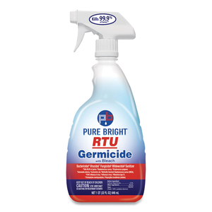 RTU GERMICIDE WITH BLEACH, FRESH SCENT, 32 OZ SPRAY BOTTLE by Pure Bright