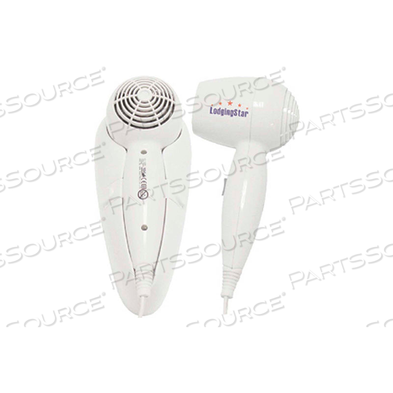 WALL MOUNTED HAIR DRYER - WHITE by Lodgingstar WALL MOUNTED HAIR DRYER - WHITE by Lodgingstar
