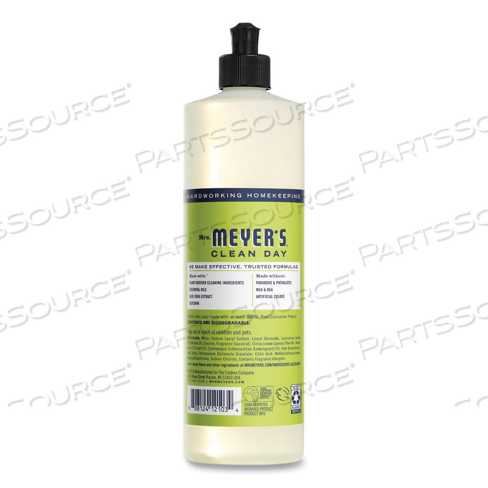 DISH SOAP, LEMON VERBENA SCENT, 16 OZ BOTTLE 