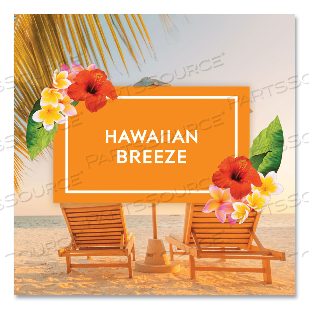 PLUGIN SCENTED OIL, HAWAIIAN BREEZE, 0.67 OZ, 2 WARMERS AND 6 REFILLS/PACK by Glade