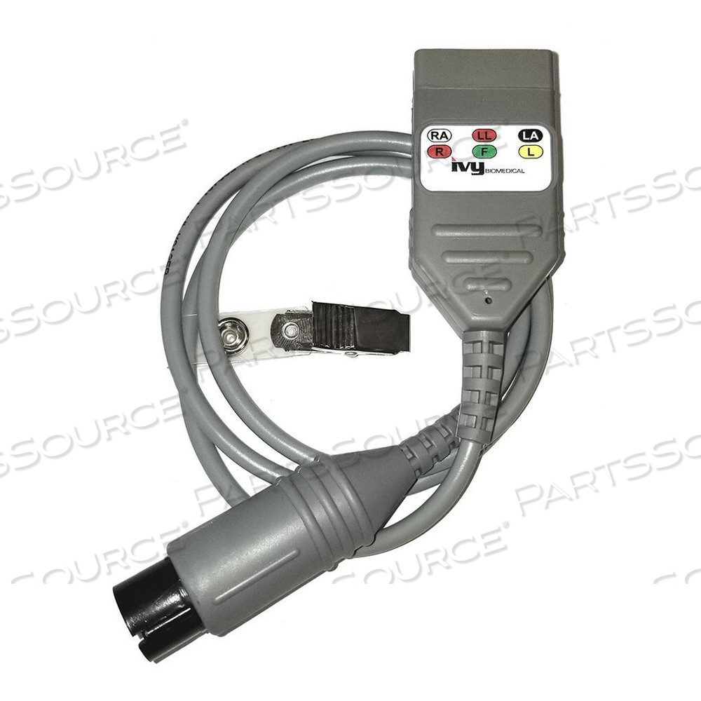 ECG TRUNK 3 LEAD AHA-IEC UNIVERSAL PATIENT CABLE 10 FT by Ivy Biomedical
