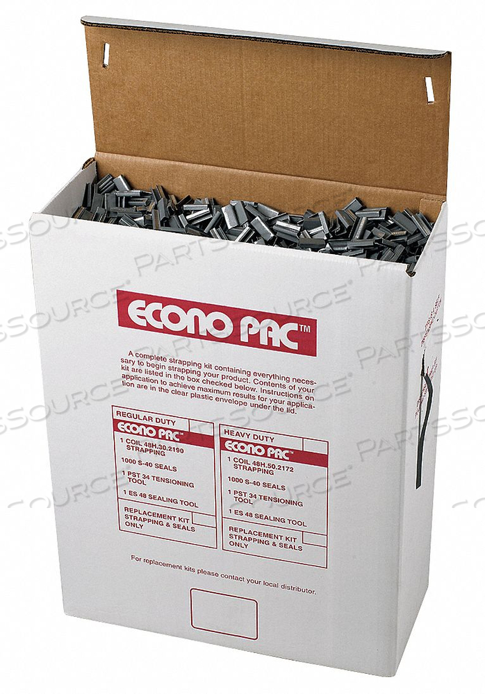 POLYPROPYLENE STRAPPING 1/2" X 9,000' COIL WITH 1,000 SEALS by PAC Strapping Products Inc. POLYPROPYLENE STRAPPING 1/2" X 9,000' COIL WITH 1,000 SEALS by PAC Strapping Products Inc.